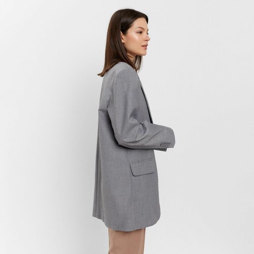 Пиджак Minaku, размер 46-48, серый пиджак minaku размер 46 серый
