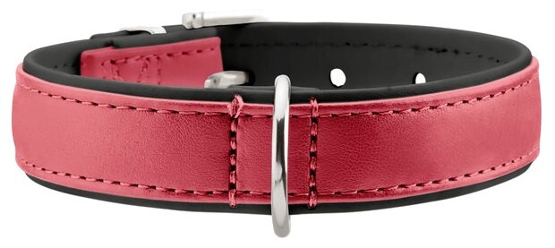 Для ежедневного использования ошейник HUNTER Modern Аrt 32, обхват шеи 24-28 см, red/black - фотография № 1