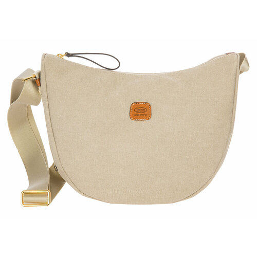 фото Сумка bric's, текстиль, бежевый
