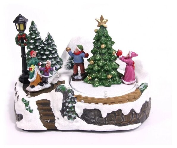 фото Композиция Kaemingk Светящаяся Каток 481480