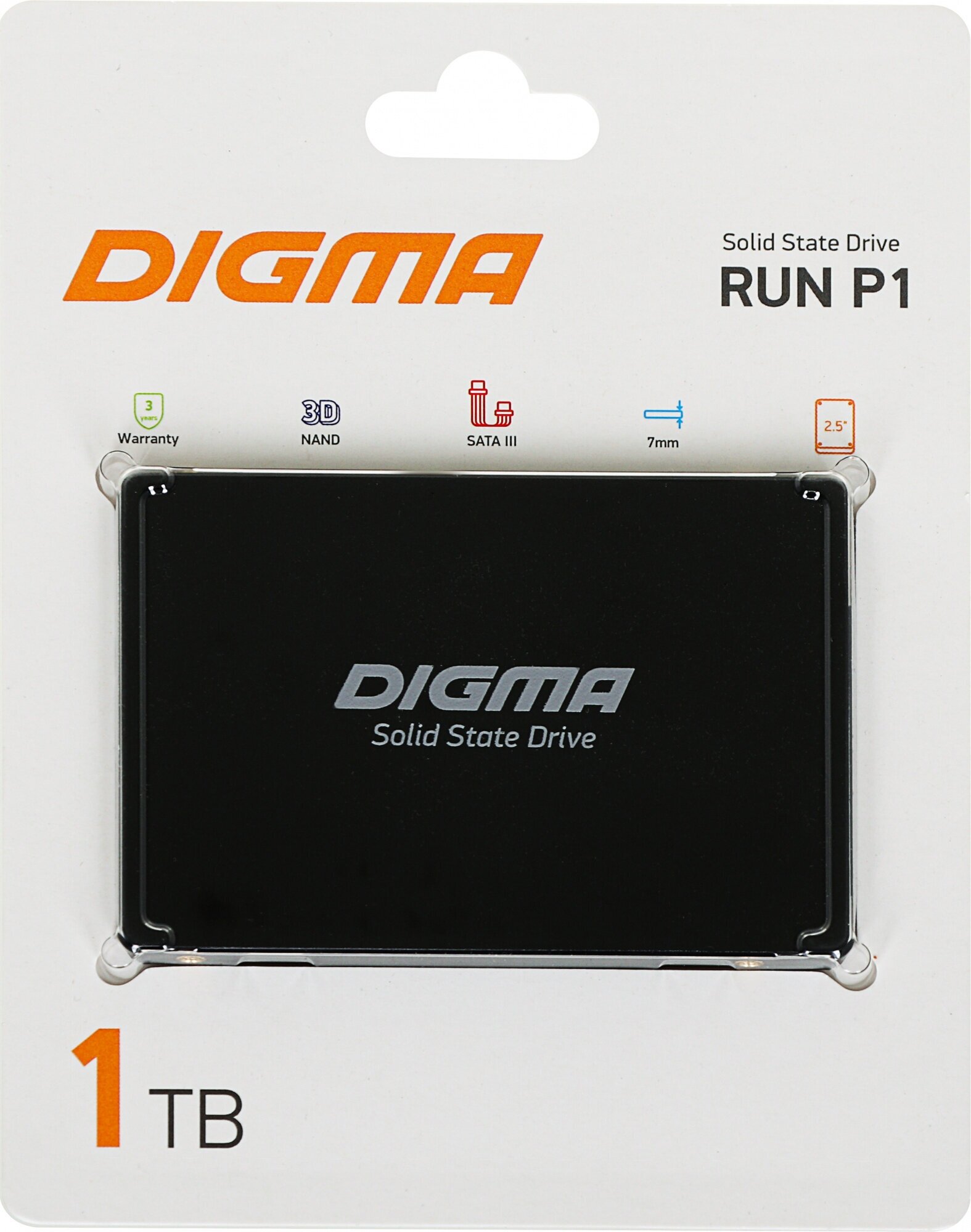 Твердотельный накопитель DIGMA 1 ТБ SATA DGSR2001TP13T