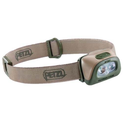 фото Налобный фонарь petzl tactikka + rgb (350 lm) desert