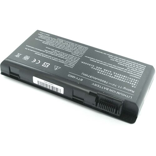 Аккумулятор для ноутбука MSI GT60, GT70 (BTY-M6D) 11.1V 7800mAh вентилятор кулер для msi gt60 gt70 p n pabd19735bm n153