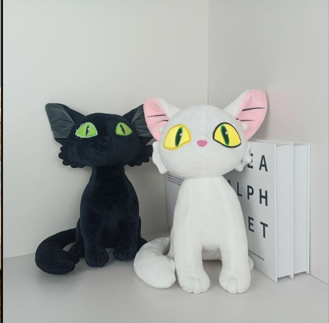 Мягкая игрушка кот чёрный, кошка игрушка