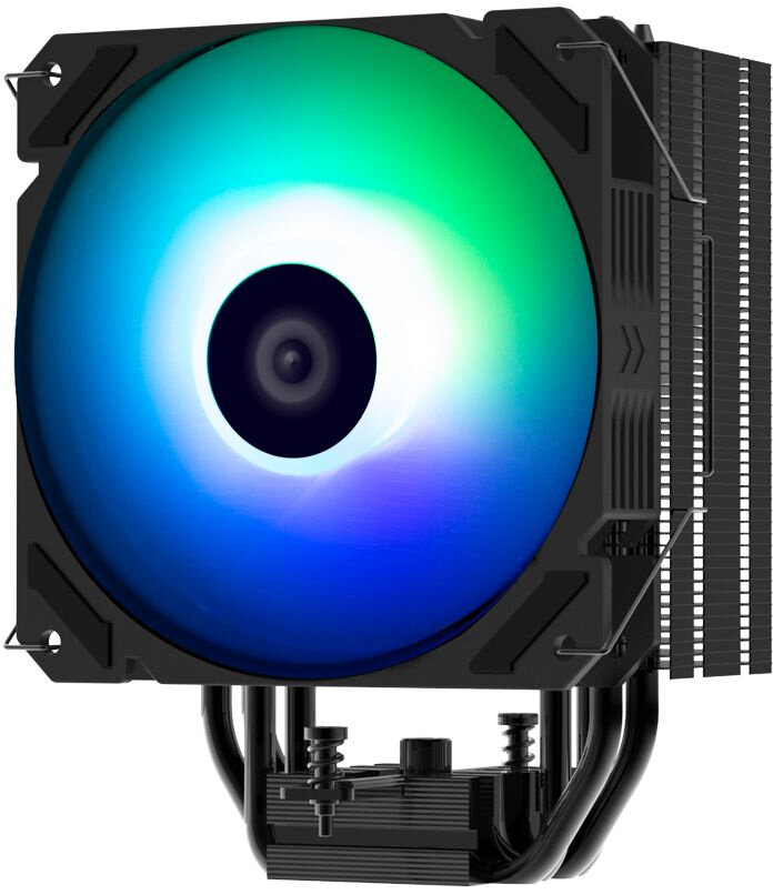 Кулер для процессора ZALMAN CNPS9X PERFORMA BLACK ARGB, 120mm FAN, 4 HEAT PIPES, 4-PIN PWM, 700-1800 RPM, 28DBA MAX, HYDRO BEARING, FULL SOCKET SUPPORT (CNPS9X PERFORMA BLACK ARGB) - фото №11