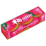 Жевательная резинка Lotte Confectionery Ume со вкусом японской сливы и крапивы , 26г - изображение