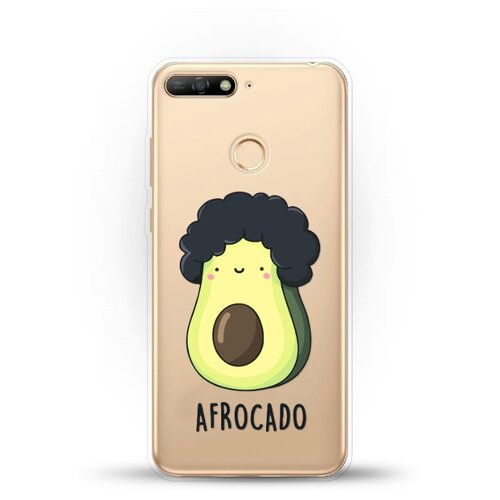фото Силиконовый чехол афрокадо на huawei y6 prime (2018) andy & paul