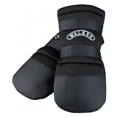 фото Ботинки для собак trixie walker care protective, 2 шт xl черный