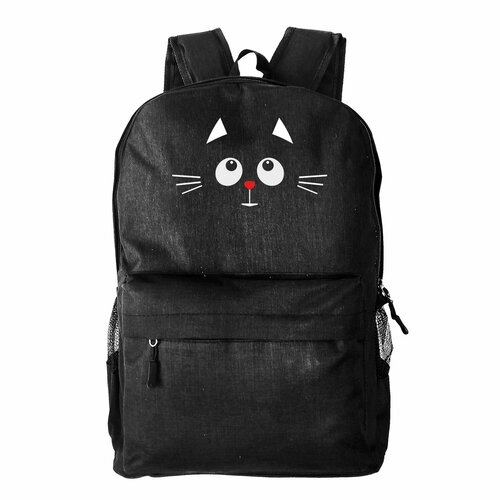 фото Рюкзак текстильный, молодежный "кошка" rextex