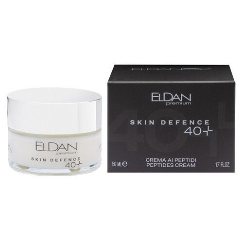 Крем Eldan Cosmetics Skin defence peptides cream Пептидный для лица и шеи 40+, 50 мл eldan cosmetics skin defence peptides cream пептидный крем для лица и шеи 50 50 мл