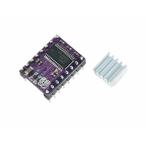 Драйвер шагового двигателя на базе микросхемы DRV8825 driver a4988 drv8825 stepper motor with heat sink 3d printer parts stepstick carrier reprap ramps 1 4 1 5 1 6 mks gen v1 4 board