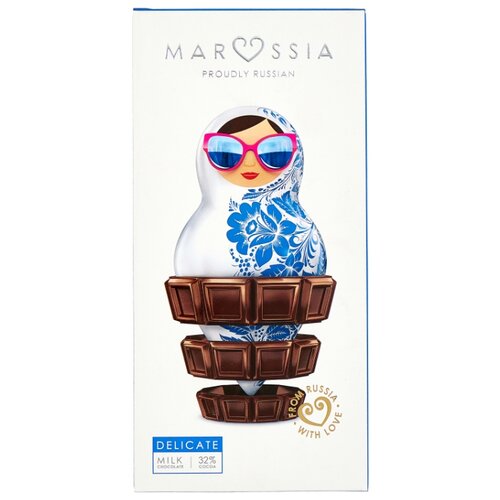фото Шоколад MaRussia Delicate молочный, 32% какао, 100 г