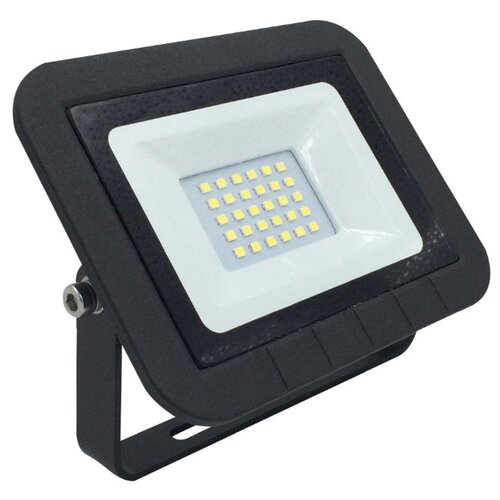 Светодиодный Прожектор ECOLA JPBV30ELB 30,0W 220V 4200K IP65 тонкий Черный 188х132х17