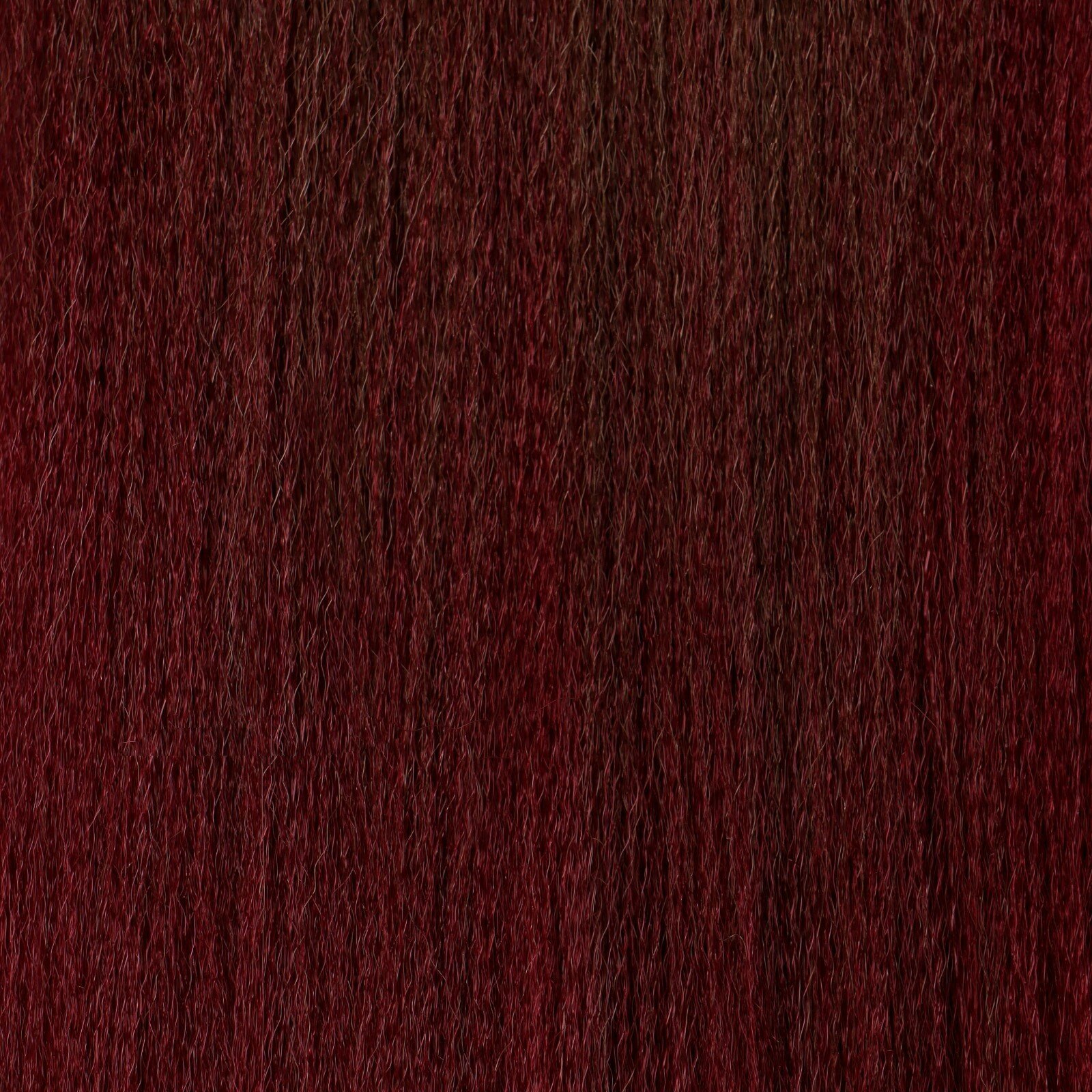 SIM-BRAIDS Канекалон двухцветный, гофрированный, 65 см, 90 гр, цвет русый/вишнёвый(#FR-8) - фотография № 6