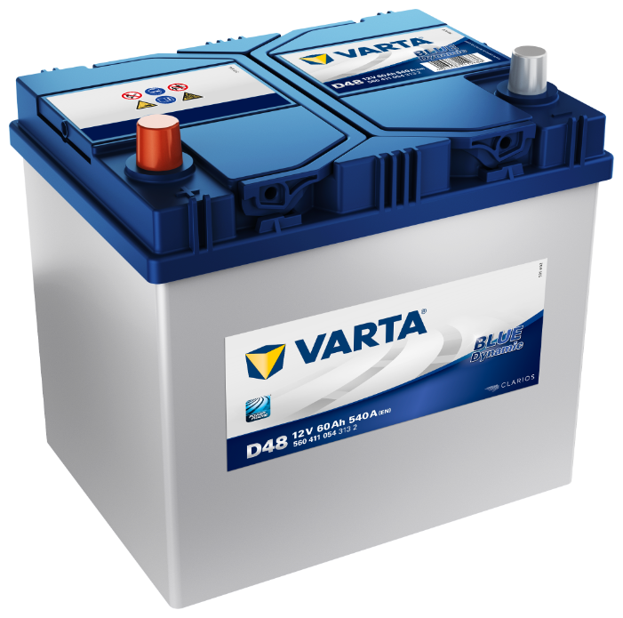 Автомобильный аккумулятор VARTA Blue Dynamic D48 (560 411 054)