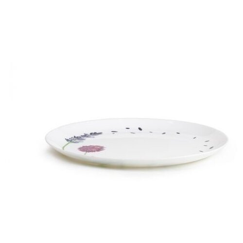 фото Luminarc тарелка обеденная lavender 25 см белый