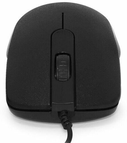 Мышь CBR CM 105 black, 1200dpi, 1,8м, USB