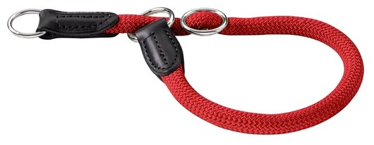 Ошейник-удавка Hunter Freestyle для собак, нейлоновая стропа, обхват шеи 55 см, красный