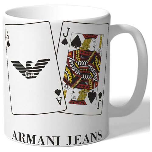 фото Кружка туз и валет это армани джинс drabs