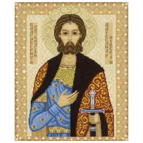 Купить Риолис Набор для вышивания Св. Александр Невский 29 х 35 см (1424), Наборы для вышивания