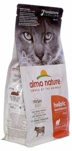 Сухой корм для кошек Almo Nature Holistic Maintenance, с говядиной 400 г - фотография № 7