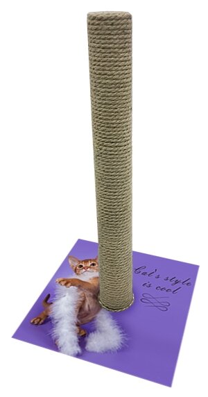Когтеточка Столбик PerseiLine Дизайн Cat’s style джут 54 х 31 см (1 шт)