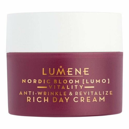 Lumene lumo nordic bloom vitality anti-wrinkle & revitalize rich day cream дневной крем с разглаживающим эффектом 50 мл (из Финляндии)