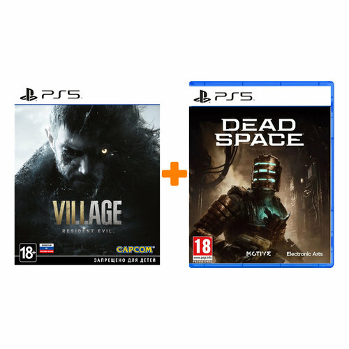 игра для pc resident evil 4 jewel Набор Dead Space Remake [PS5, английская версия] + Resident Evil Village [PS5, русская версия]