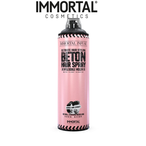 Иммортал Инфьюз / Immortal Infuse - Лак для волос средней фиксации Beton Hair Spray Flexible 500 мл