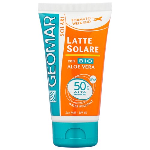 фото Geomar молочко солнцезащитное Solari Bio SPF 50 75 мл