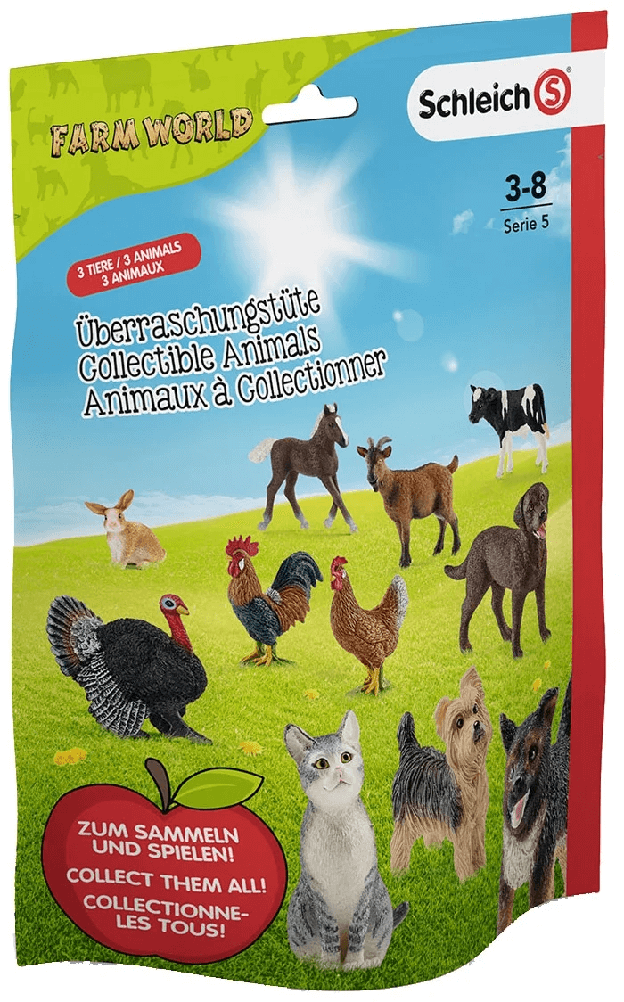 Schleich Пакетик-сюрпирз с 3 фигурками Farm World L 87915/0740