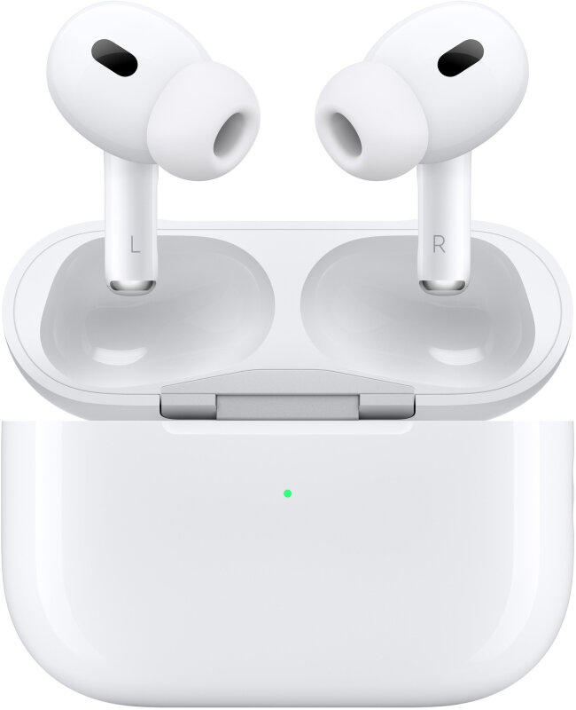 Беспроводные наушники Apple AirPods Pro 2 MagSafe Charging Case (USB‑C), белый — купить в интернет-магазине по низкой цене на Яндекс Маркете