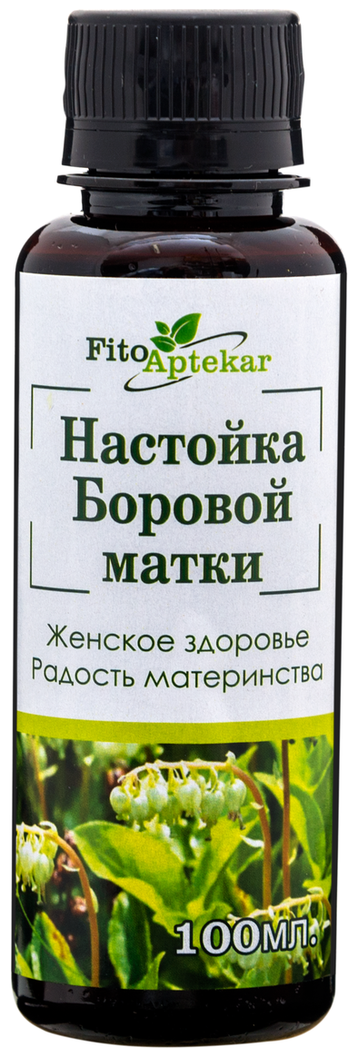 Настойка Фитоаптекарь Боровой матки, 110 г, 100 мл