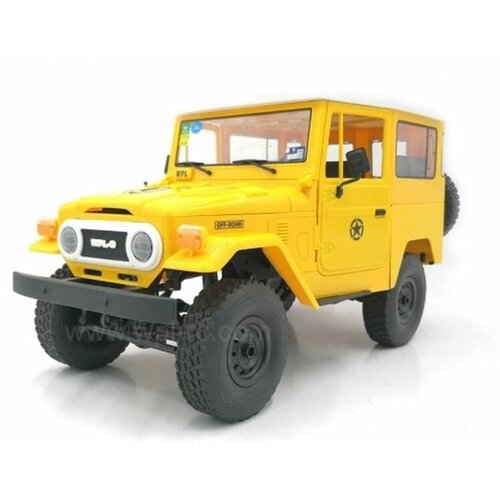 Радиоуправляемая машина WPL японский внедорожник FJ40 желтая 4WD 24G 116 RTR - C-34-Y 8016₽