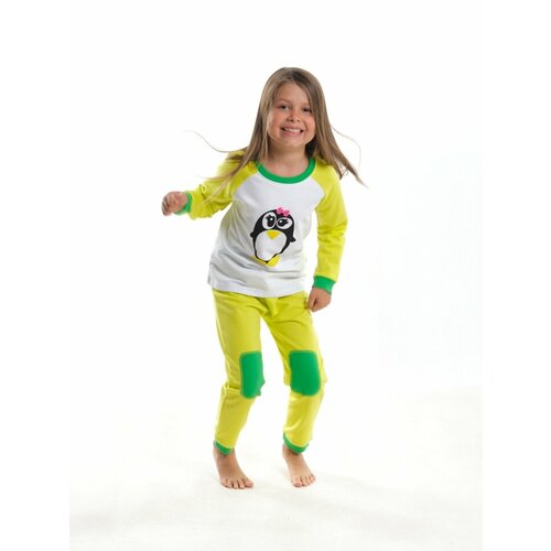 Пижама Mini Maxi, размер 98, зеленый