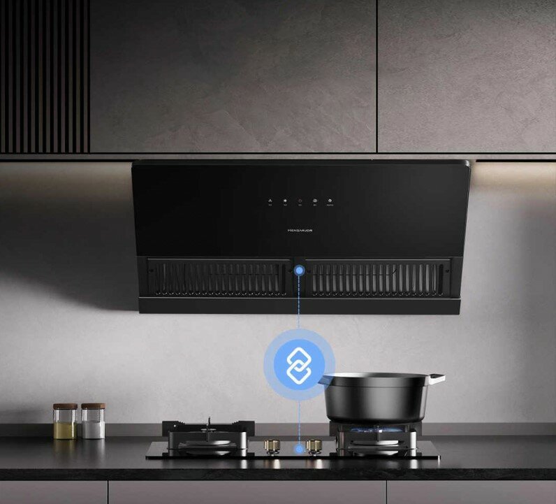 Умная вытяжка Xiaomi Mensarjor Double Port Side Range Hood (CXW-300-J01) Уценка) - фотография № 7