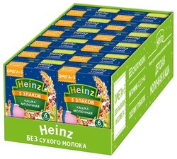 Каша Heinz молочная 5 злаков (с 6 месяцев) 200 мл, 12 шт.