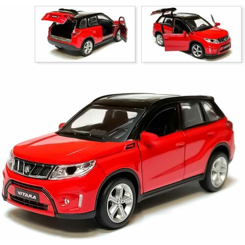 Машина Suzuki Vitara инерционная, красная, Технопарк, 12 см