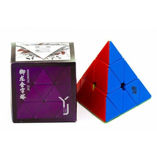 Пирамидка YJ YuLong Pyraminx V2 Magnetic yj yulong v2 m 3x3x3 magnetic magic cube yongjun stickerless magnets puzzle speed cubes educational toys for children yj 3x3