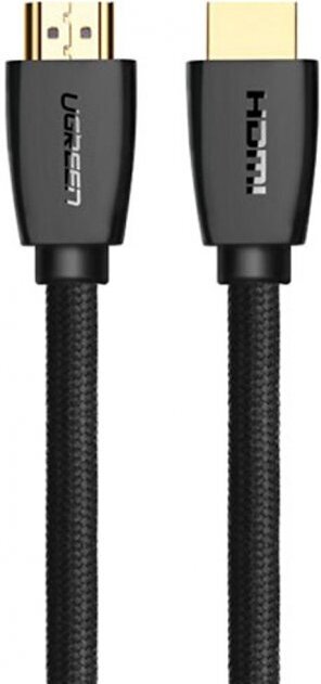 Кабель UGREEN HDMI Male To Male Cable With Braid. Длина: 5м. Цвет: черный - фото №4