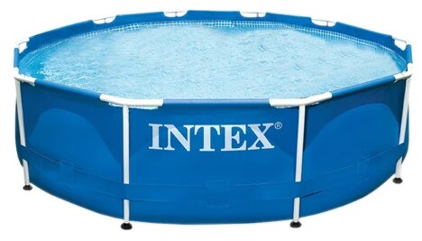 Каркасный бассейн Intex Metal Frame Pool 305x76 см 28200 - фотография № 1