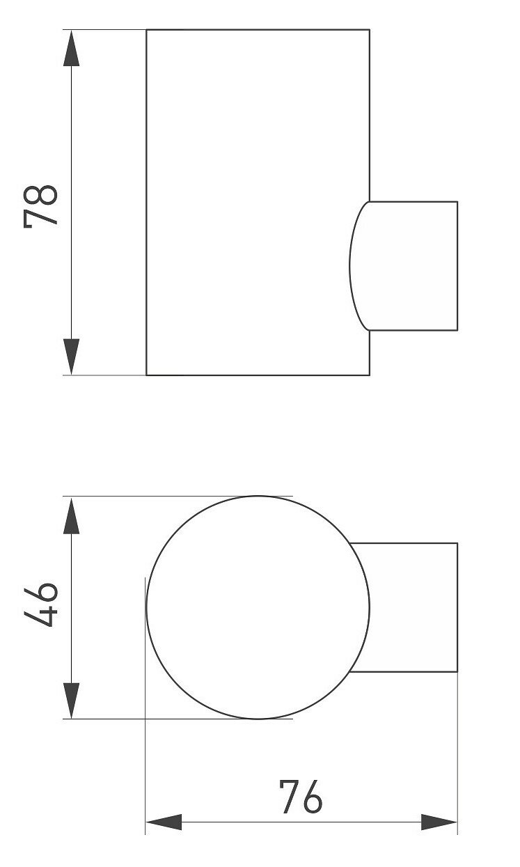 Уличный настенный светодиодный светильник Arlight LGD-Ray-Wall-R46-3W Day4000 / - фото №12