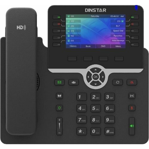 DINSTAR Телефон IP Dinstar C66GP черный