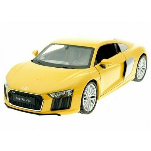 Игрушка Welly 43712 Велли Модель машины 1:38 Audi R8 Coupe V10 набор welly 1 43 lamborghini gallardo porsche 911 и audi r8 coupe 3 шт