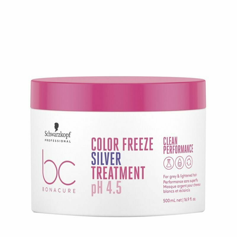 Schwarzkopf Professional BonacureBC pH 4.5 Color Freeze Silver - Маска для волос нейтрализующая 500 мл