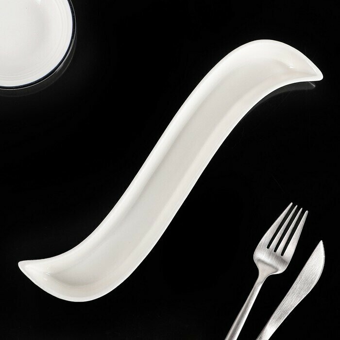 фото Блюдо для оливок "Серпан", 150 мл, 26x9x3 см