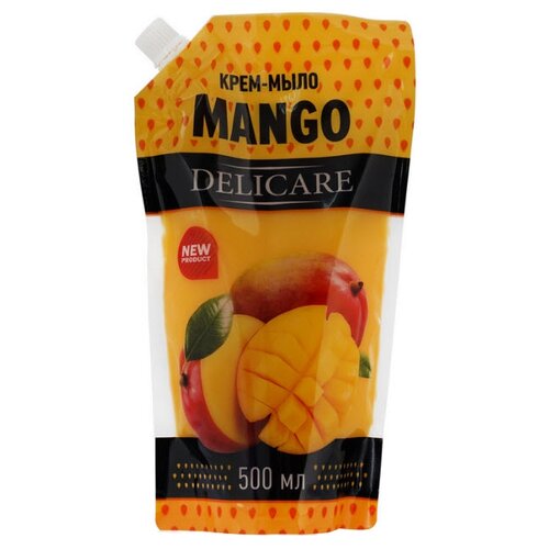 Delicare Крем-мыло жидкое Арома Манго, 500 мл, 538 г delicare крем мыло жидкое арома манго 500 мл 538 г