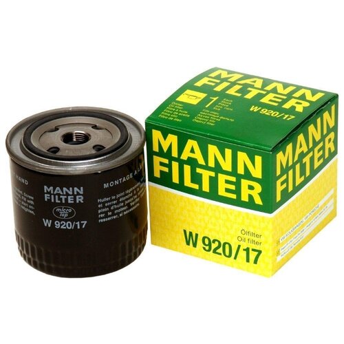 фото Масляный фильтр mannfilter w920/17