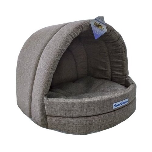 Лежанка для животных Сладкий сон Рогожка эстрада № 1 бежевый 1 41 х 36 х 30 см (1 шт)