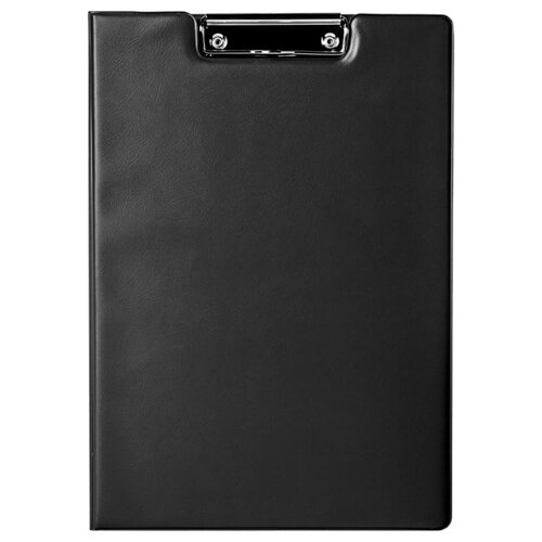 фото Berlingo папка-планшет с зажимом с крышкой а4, пвх черный